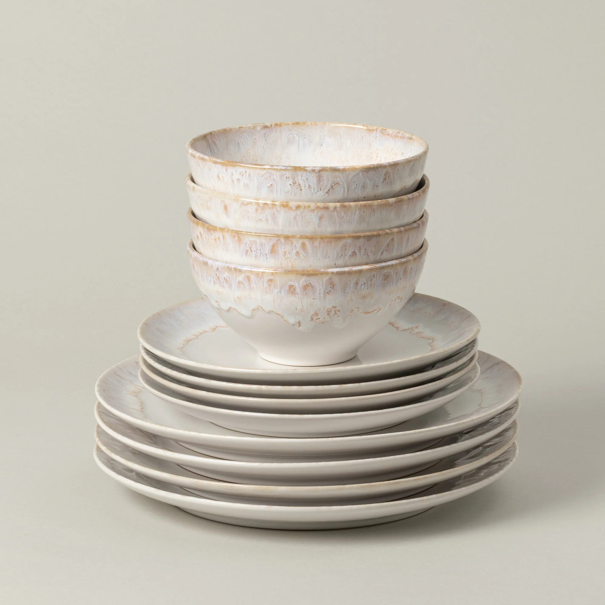 12-Piece Dinnerware Set with Bowl Taormina, Casafina by COSTA NOVA