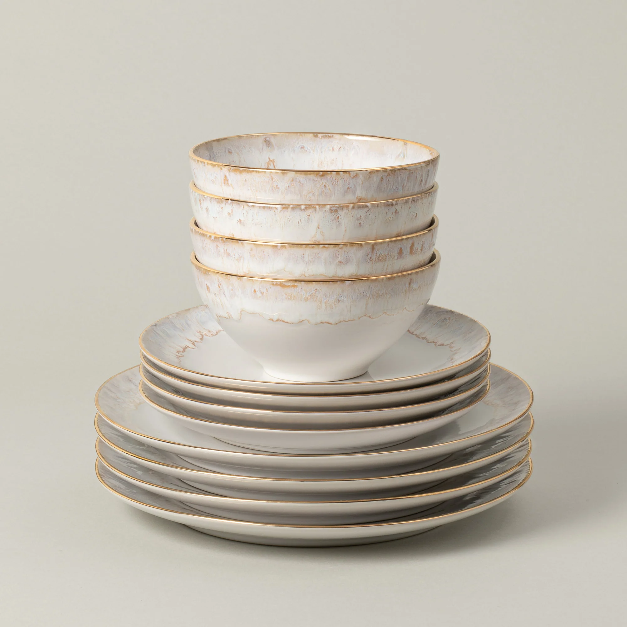12-Piece Dinnerware Set with Bowl Taormina, Casafina by COSTA NOVA
