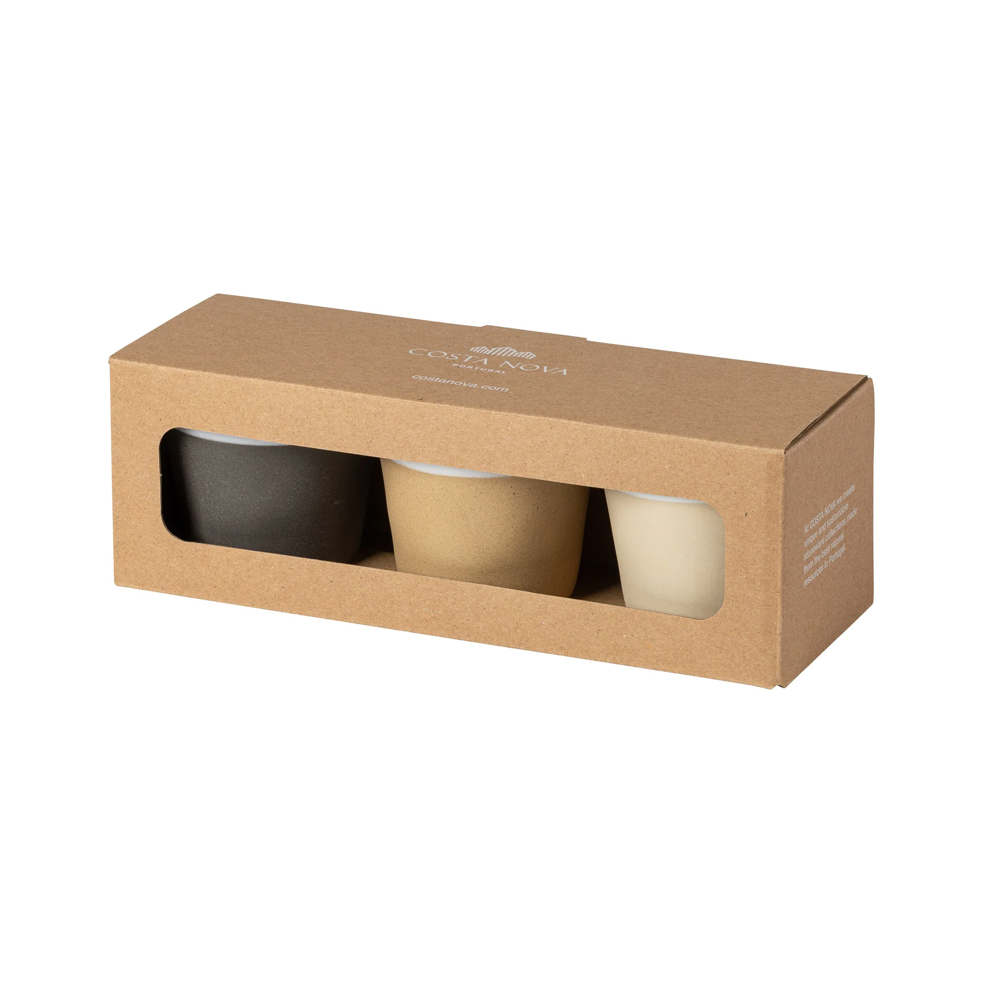 Gift Box 3 Espresso Cups Grespresso Nature
