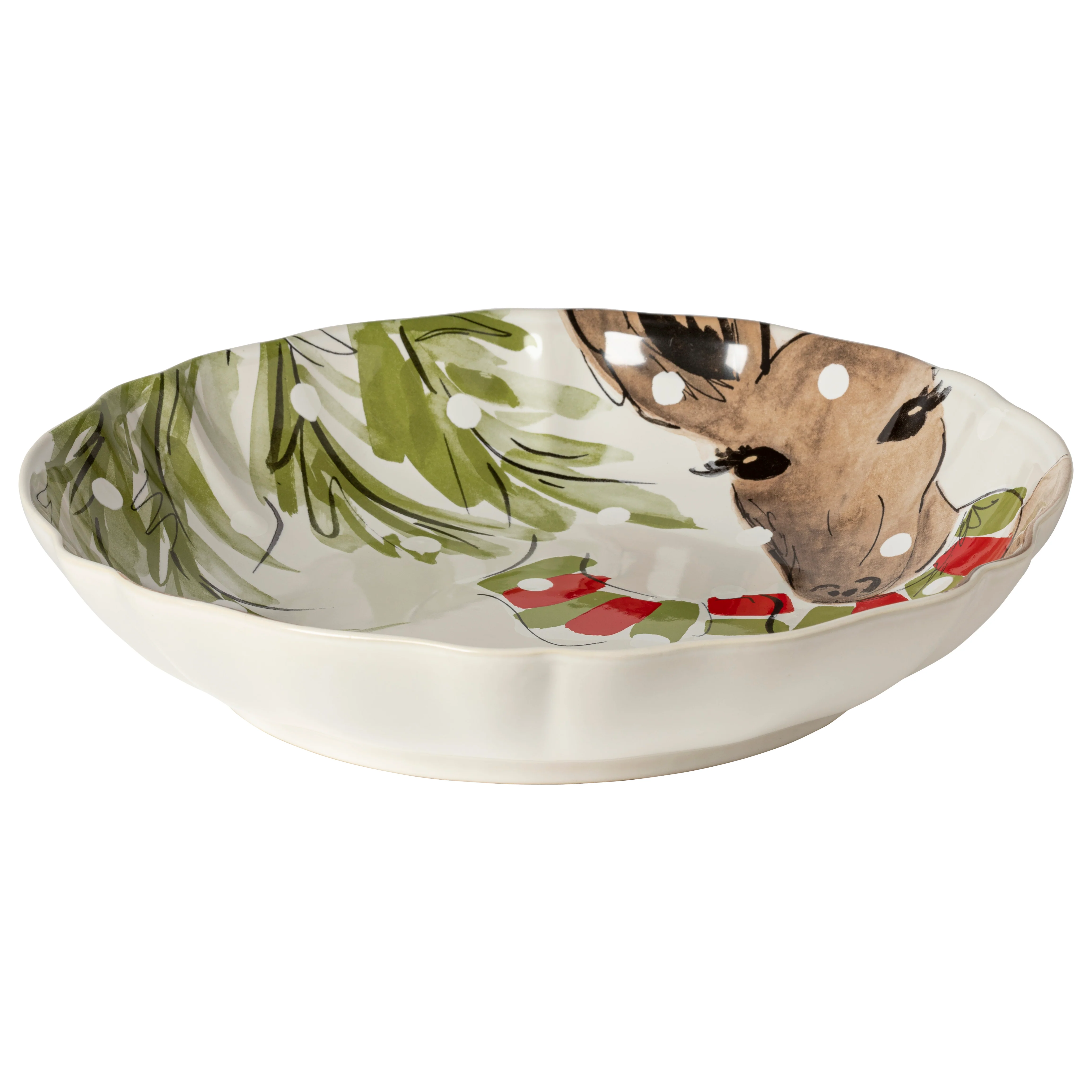 Low Serving Bowl Deer Friends, Casafina by COSTA NOVA